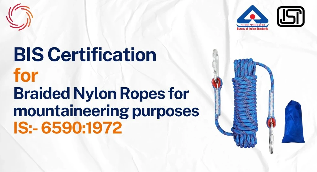 Braided Nylon Ropes for Mountaineering Purposes - IS 6590:1972 Braided Nylon Ropes for Mountaineering Purposes - IS 6590:1972