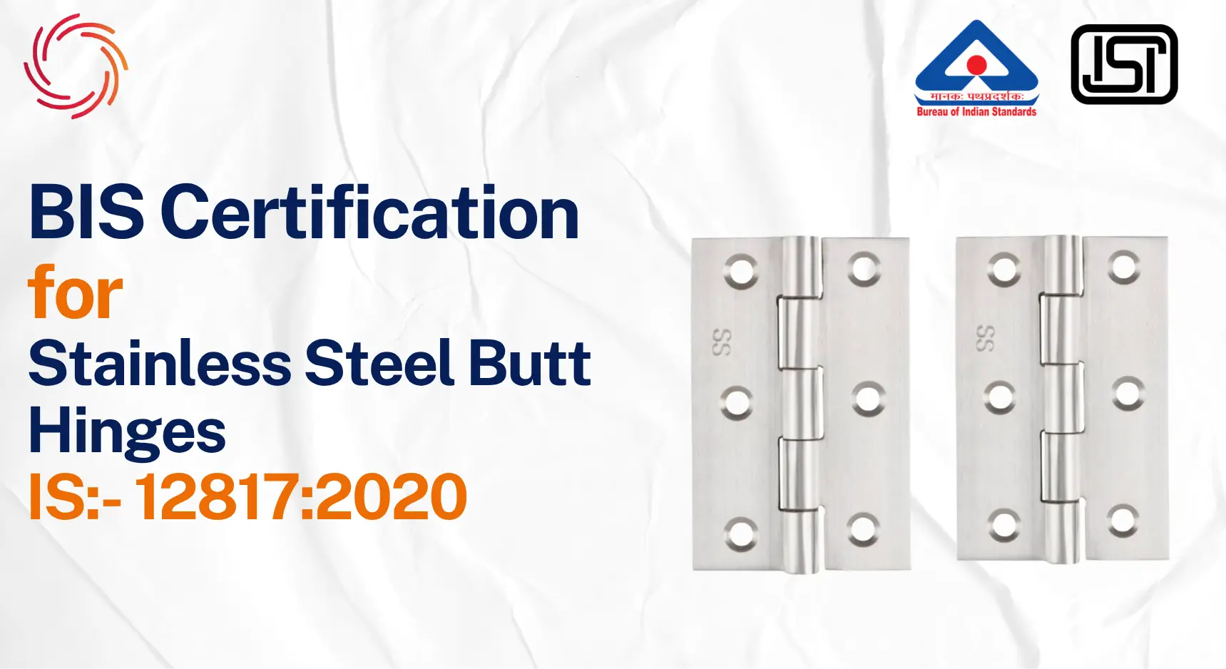 Stainless Steel Butt Hinges - IS 12817:2020 Stainless Steel Butt Hinges - IS 12817:2020